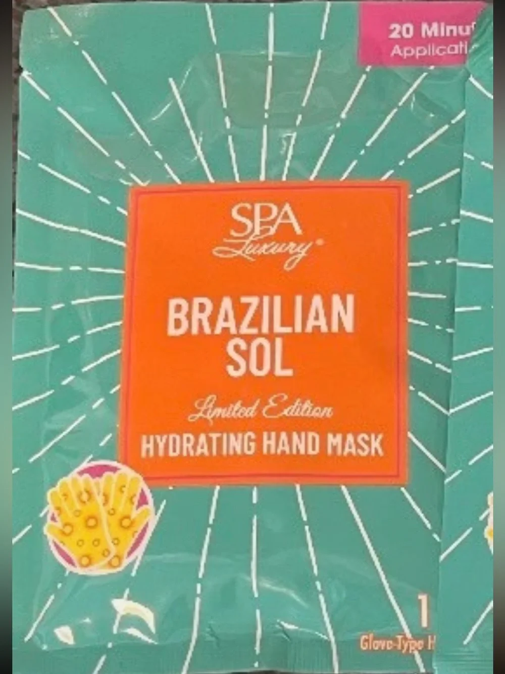 7 Beauty Masks Spa Luxury Brazilian Sol Spa-Scentials Foot Hand Face Lips